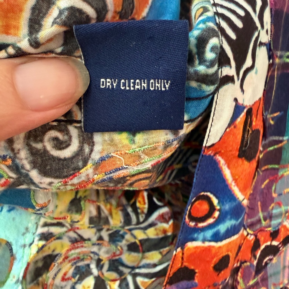 Robert Graham Vibrant Multicolor Abstract Button-Down Shirt - Picture 5 of 6